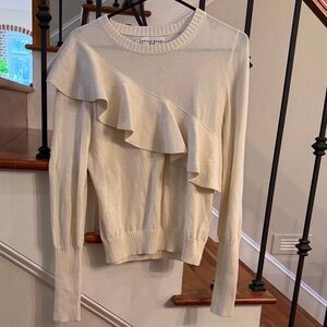 Apiece Apart Cream Knit Top Size M